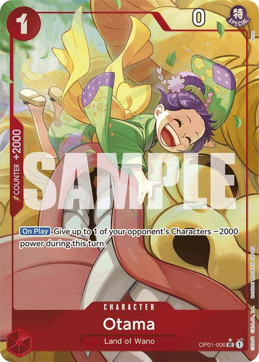 Otama (Alternate Art) UC Premium Booster -The Best- OP01-006 NM