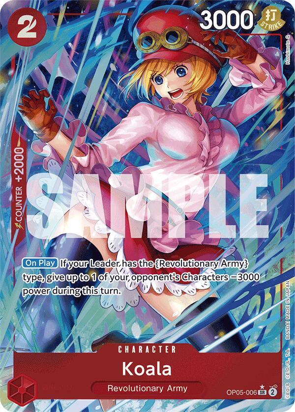 Koala (Alternate Art) SR Premium Booster -The Best- OP05-006 NM