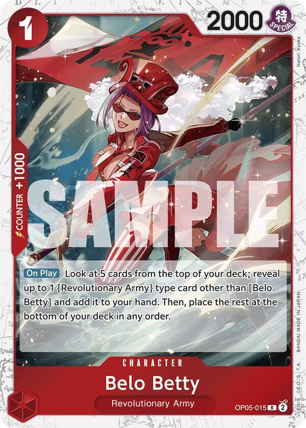 Belo Betty (Jolly Roger Foil) R Premium Booster -The Best- OP05-015 NM