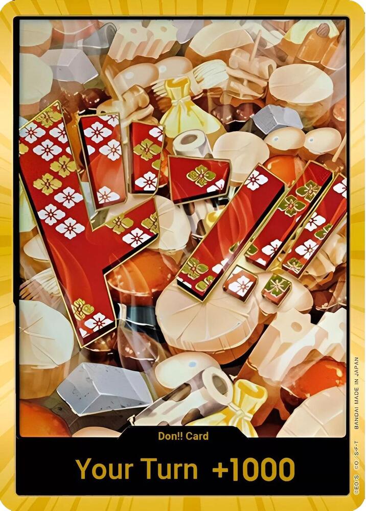 DON!! Card (Oden) (Gold) DON!! Premium Booster -The Best- NM