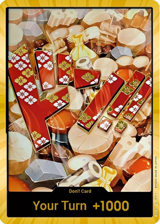 DON!! Card (Oden) (Gold) DON!! Premium Booster -The Best- NM