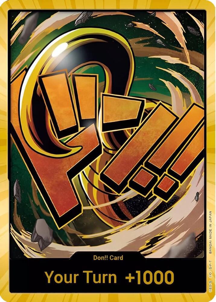 DON!! Card (Crocodile) (Gold) DON!! Premium Booster -The Best- NM