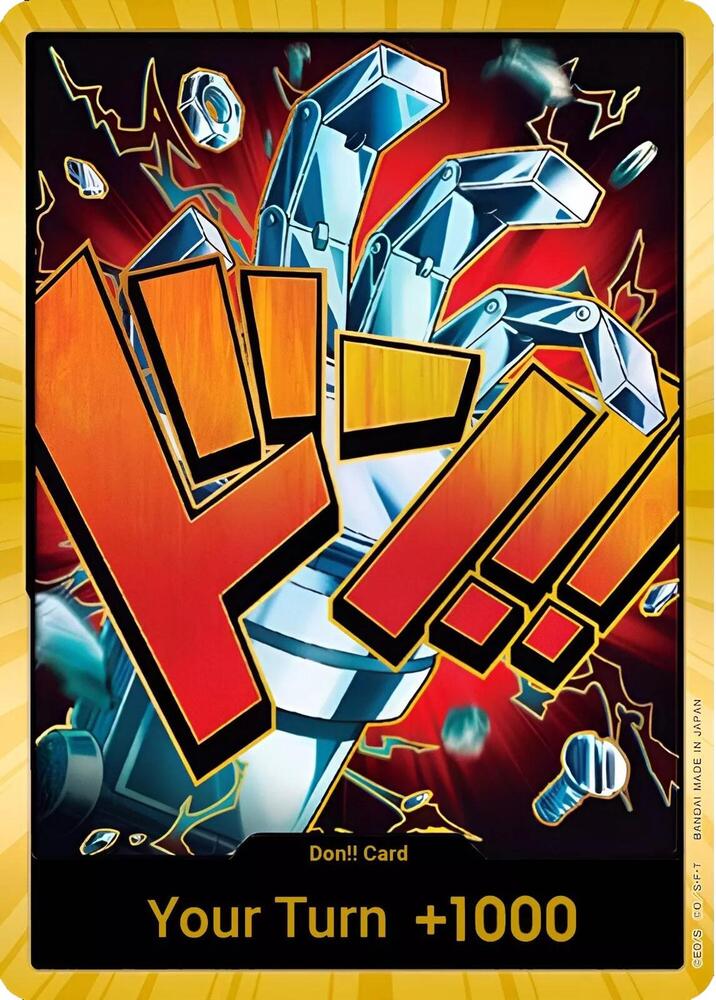 DON!! Card (Eustass "Captain" Kid) (Gold) DON!! Premium Booster -The Best- NM