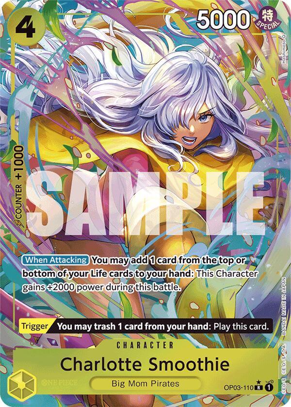 Charlotte Smoothie (Alternate Art) R Premium Booster -The Best- OP03-110 NM