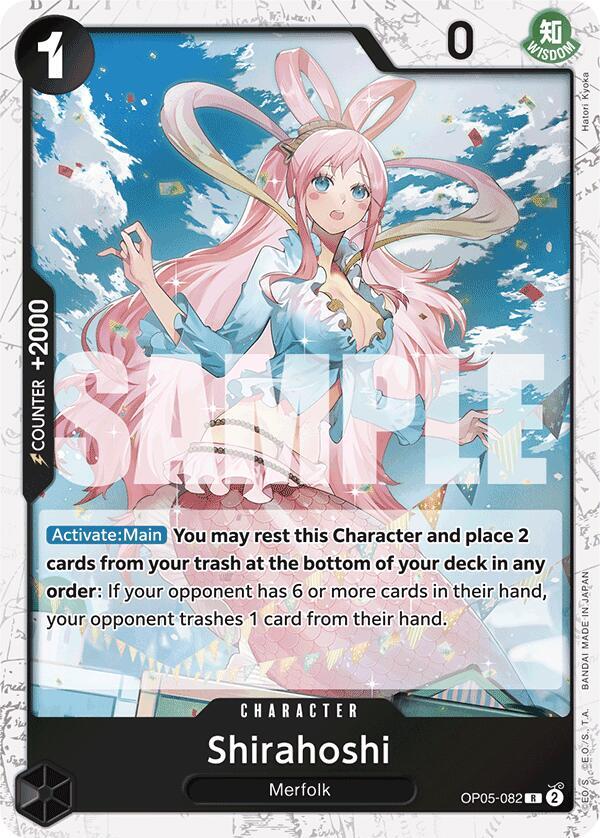 Shirahoshi (OP05-082) (Jolly Roger Foil) R Premium Booster -The Best- OP05-082 NM