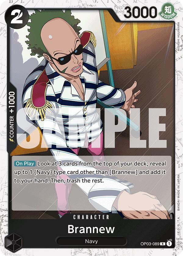 Brannew (Jolly Roger Foil) R Premium Booster -The Best- OP03-089 NM