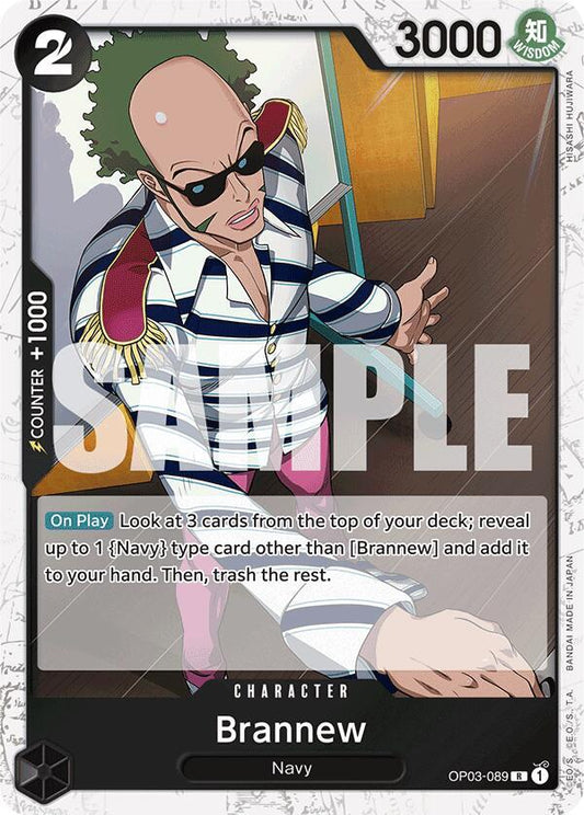 Brannew (Jolly Roger Foil) R Premium Booster -The Best- OP03-089 NM