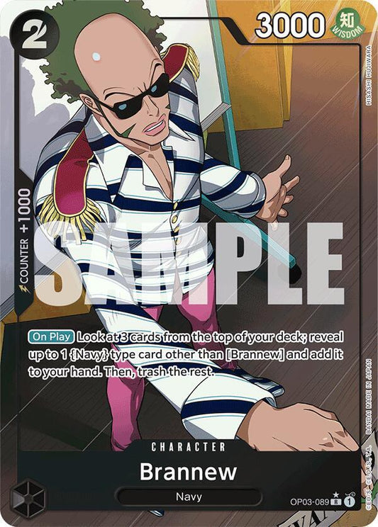 Brannew (Full Art) R Premium Booster -The Best- OP03-089 NM