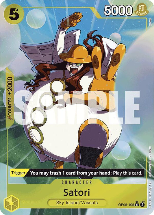 Satori (Alternate Art) R Premium Booster -The Best- OP05-105 NM