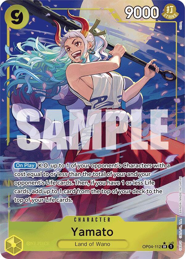 Yamato (OP04-112) (Alternate Art) SR Premium Booster -The Best- OP04-112 NM