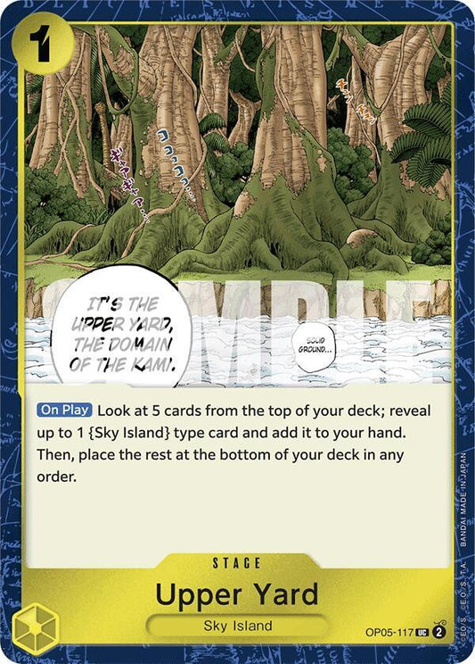 Upper Yard (Jolly Roger Foil) UC Premium Booster -The Best- OP05-117 NM