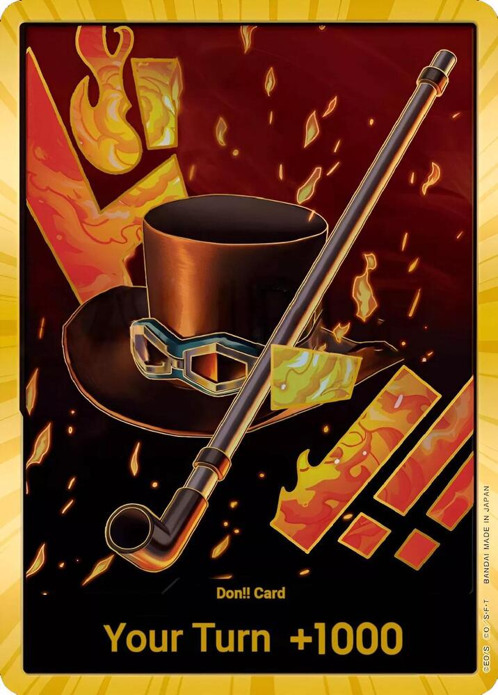 DON!! Card (Sabo) (Gold) DON!! Premium Booster -The Best- NM