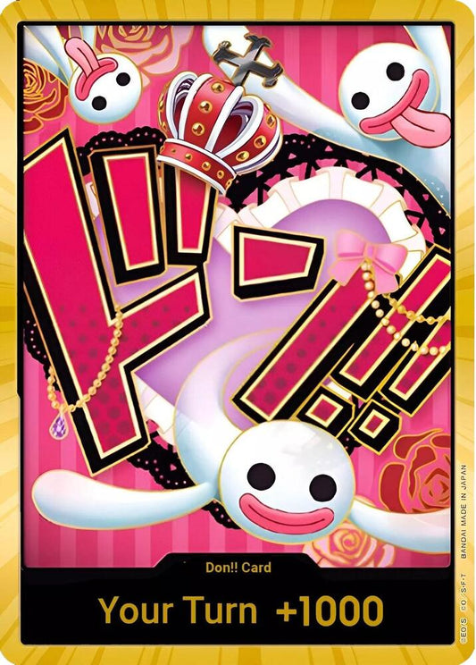 DON!! Card (Perona) (Gold) DON!! Premium Booster -The Best- NM