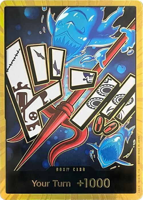 DON!! Card (Hody Jones) (Gold) DON!! Premium Booster -The Best- NM