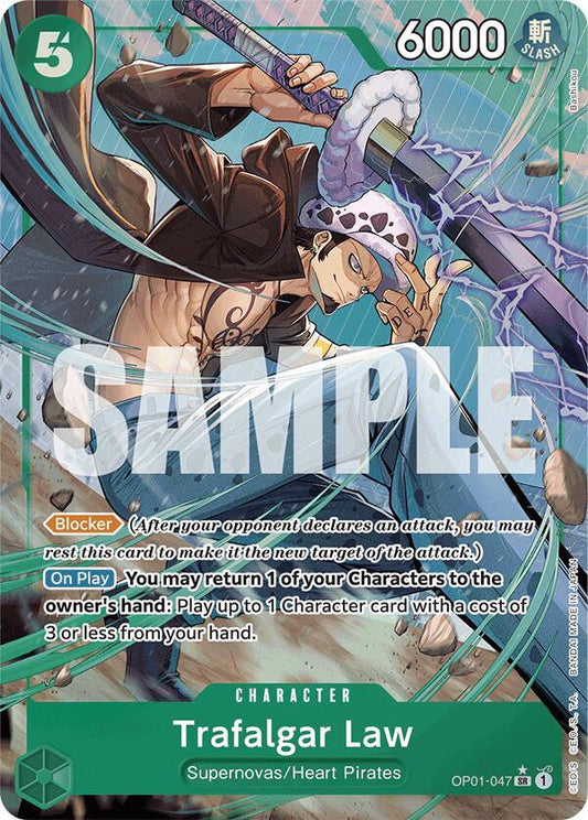 Trafalgar Law (OP01-047) (Alternate Art) SR Premium Booster -The Best- OP01-047 NM