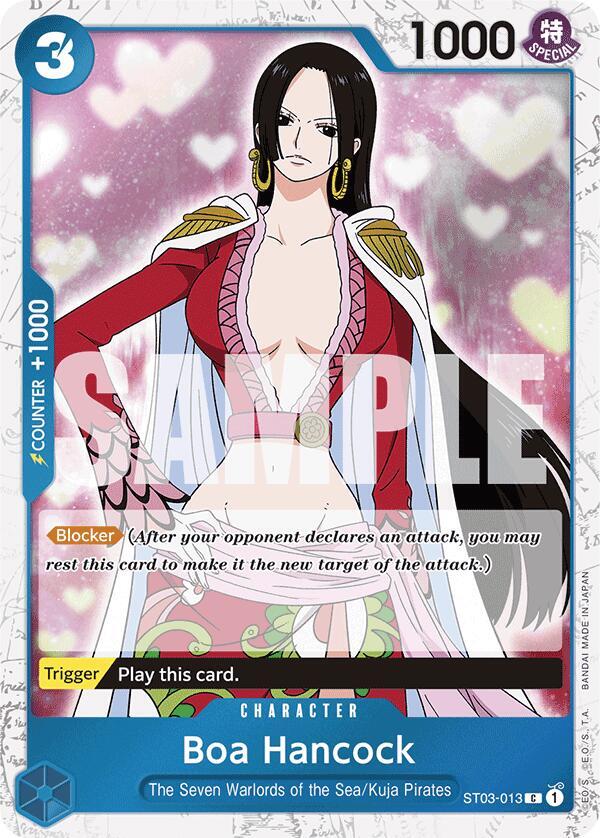 Boa Hancock (ST03-013) (Jolly Roger Foil) C Premium Booster -The Best- ST03-013 NM