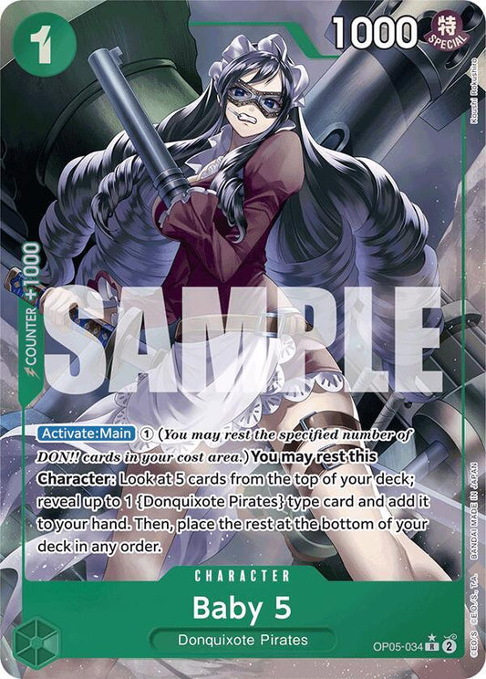 Baby 5 (OP05-034) (Full Art) R Premium Booster -The Best- OP05-034 NM