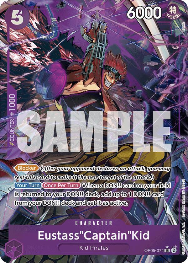 Eustass"Captain"Kid (OP05-074) (Alternate Art) SR Premium Booster -The Best- OP05-074 NM