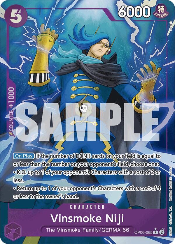Vinsmoke Niji (OP06-065) (Full Art) R Premium Booster -The Best- OP06-065 NM