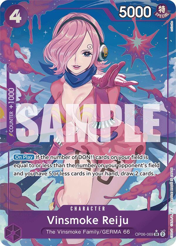 Vinsmoke Reiju (OP06-069) (Alternate Art) SR Premium Booster -The Best- OP06-069 NM