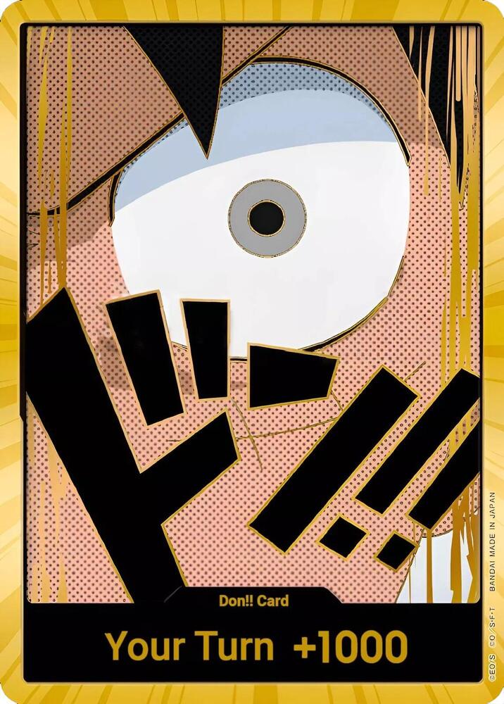 DON!! Card (Luffy) (Gold) DON!! Premium Booster -The Best- NM