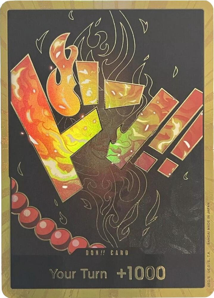 DON!! Card (Ace) (Gold) DON!! Premium Booster -The Best- NM