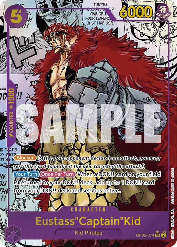 Eustass"Captain"Kid (OP05-074) (Manga) SR Premium Booster -The Best- OP05-074 NM