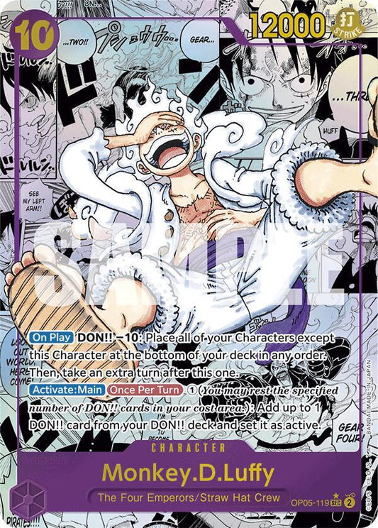 Monkey.D.Luffy (OP05-119) (Manga) SEC Premium Booster -The Best- OP05-119 NM