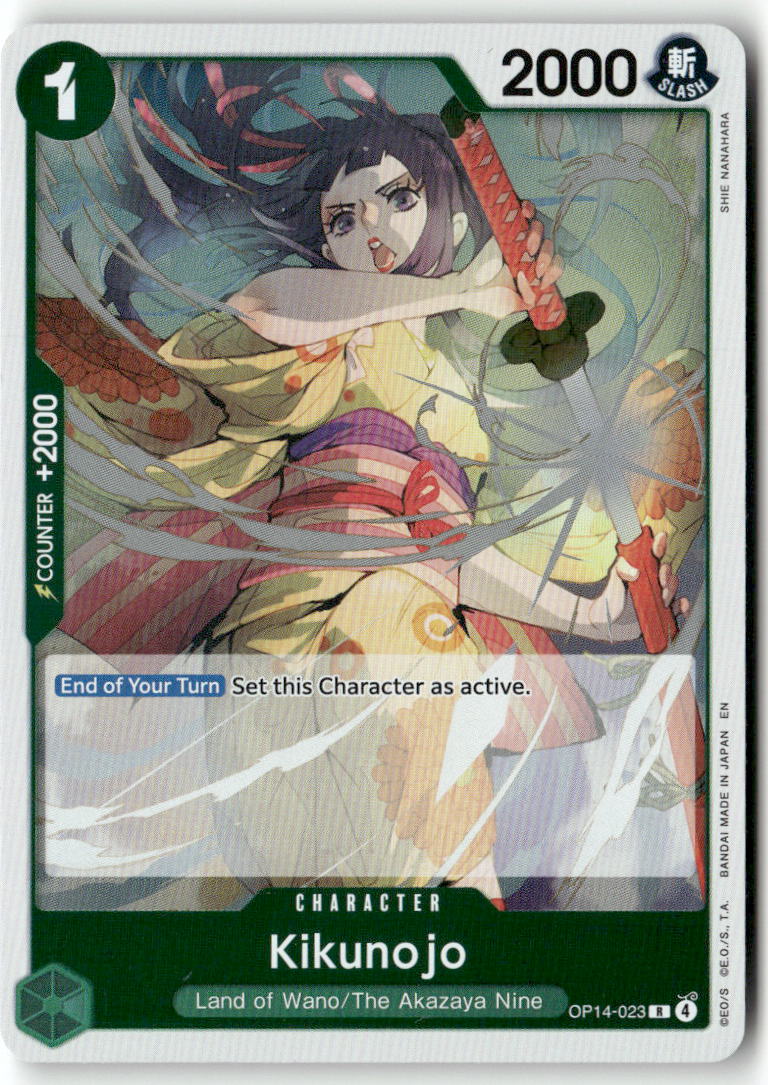 Kikunojo R The Azure Sea's Seven OP14-023 NM