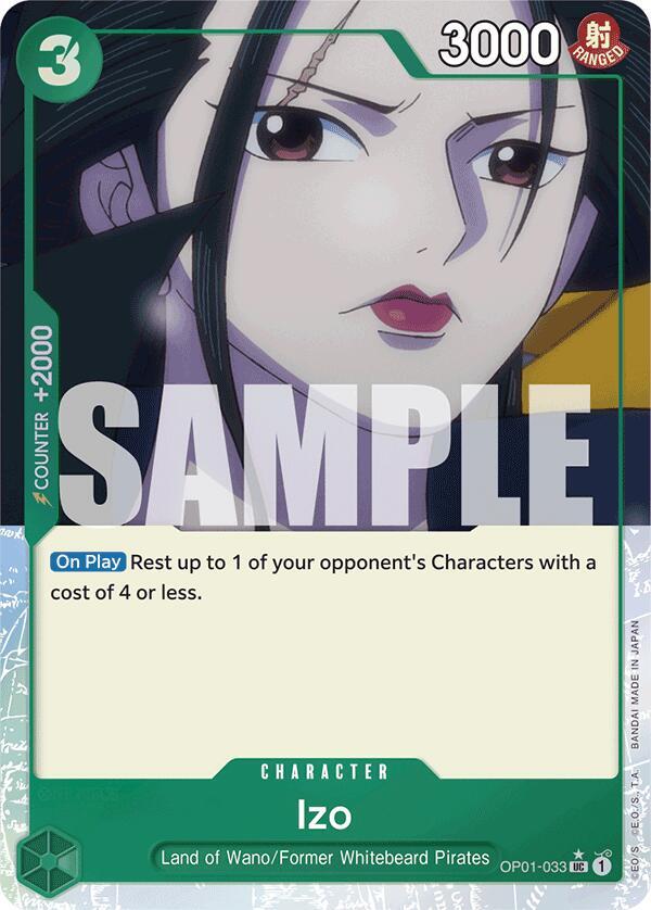 Izo (OP01-033) (Full Art) UC Premium Booster -The Best- OP01-033 NM