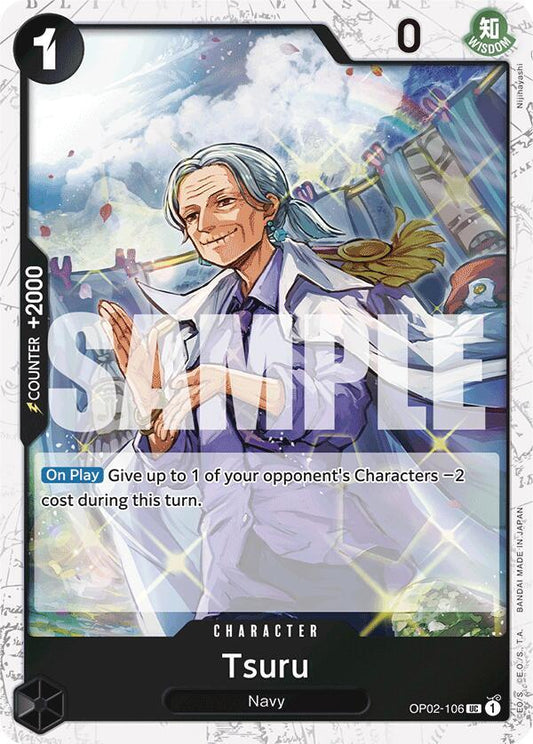 Tsuru (Jolly Roger Foil) UC Premium Booster -The Best- OP02-106 NM
