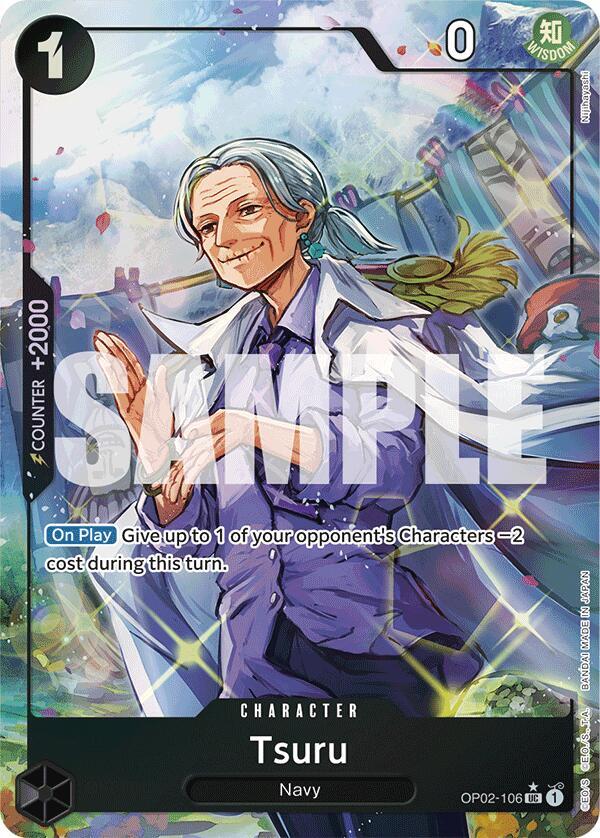Tsuru (Full Art) UC Premium Booster -The Best- OP02-106 NM