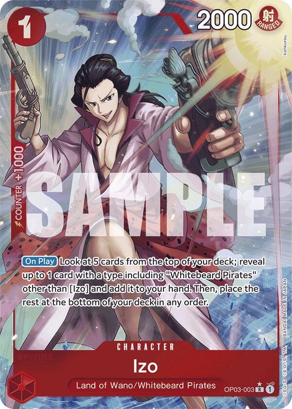 Izo (OP03-003) (Full Art) R Premium Booster -The Best- OP03-003 NM