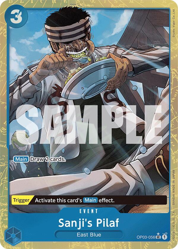 Sanji's Pilaf (Alternate Art) UC Premium Booster -The Best- OP03-056 NM