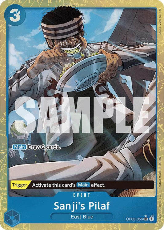 Sanji's Pilaf (Alternate Art) UC Premium Booster -The Best- OP03-056 NM