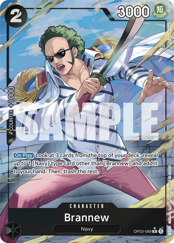 Brannew (Alternate Art) R Premium Booster -The Best- OP03-089 NM