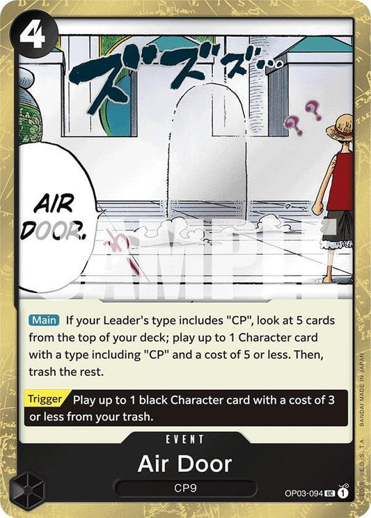 Air Door (Jolly Roger Foil) UC Premium Booster -The Best- OP03-094 NM