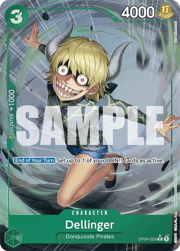 Dellinger (Full Art) C Premium Booster -The Best- OP04-029 NM