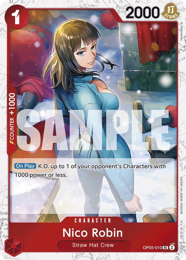 Nico Robin (Jolly Roger Foil) UC Premium Booster -The Best- OP05-010 NM