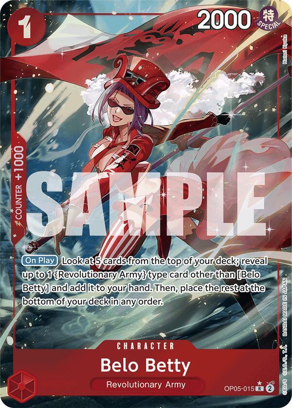 Belo Betty (Full Art) R Premium Booster -The Best- OP05-015 NM