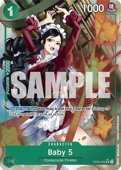 Baby 5 (OP04-032) (Full Art) UC Premium Booster -The Best- OP04-032 NM