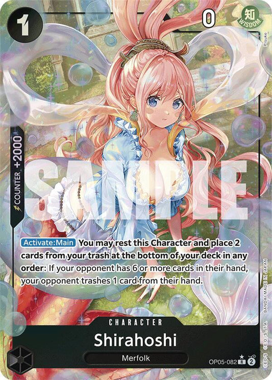 Shirahoshi (OP05-082) (Alternate Art) R Premium Booster -The Best- OP05-082 NM