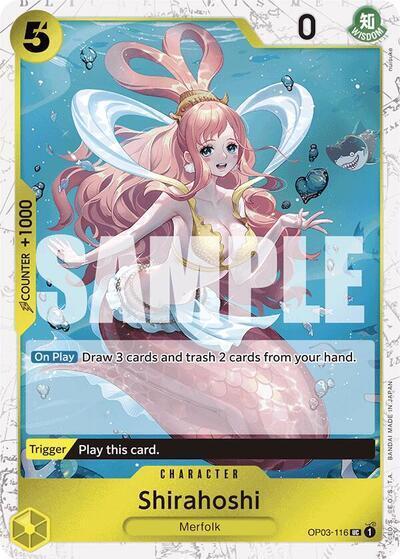 Shirahoshi (OP03-116) (Jolly Roger Foil) UC Premium Booster -The Best- OP03-116 NM