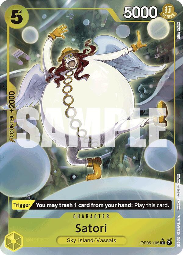 Satori (Full Art) R Premium Booster -The Best- OP05-105 NM