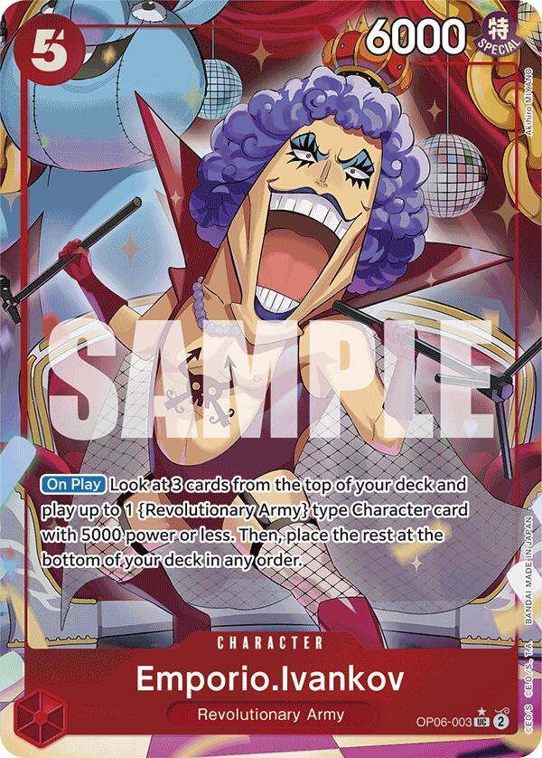 Emporio.Ivankov (Full Art) UC Premium Booster -The Best- OP06-003 NM