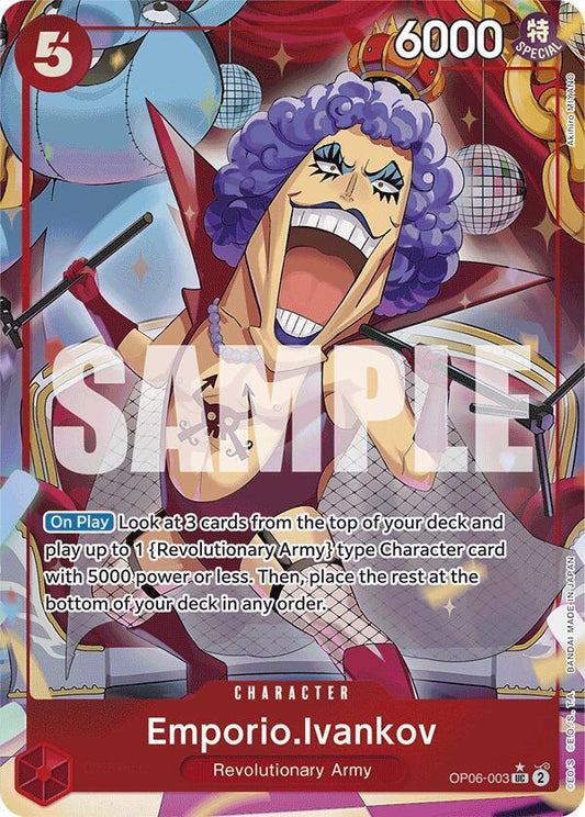 Emporio.Ivankov (Full Art) UC Premium Booster -The Best- OP06-003 NM