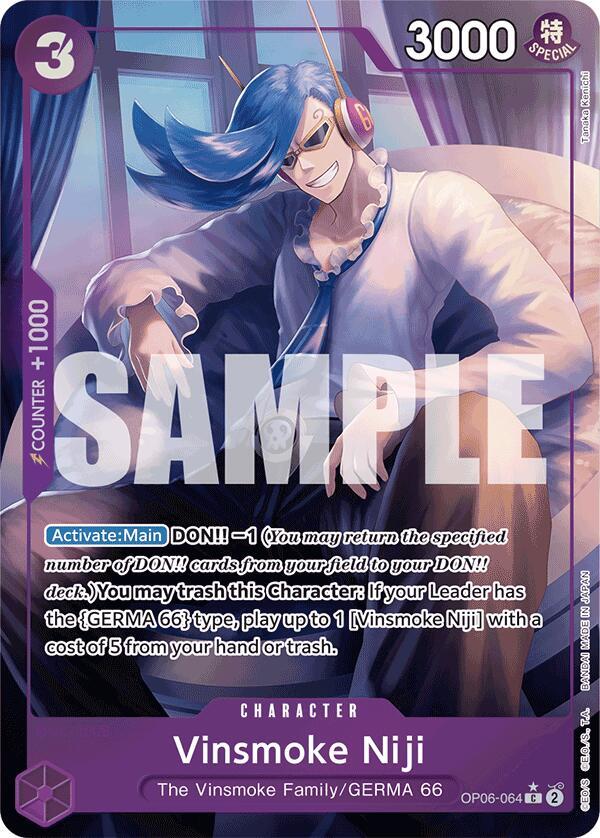 Vinsmoke Niji (OP06-064) (Full Art) C Premium Booster -The Best- OP06-064 NM