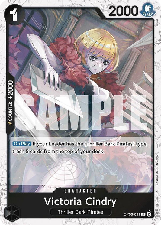 Victoria Cindry (Jolly Roger Foil) UC Premium Booster -The Best- OP06-091 NM