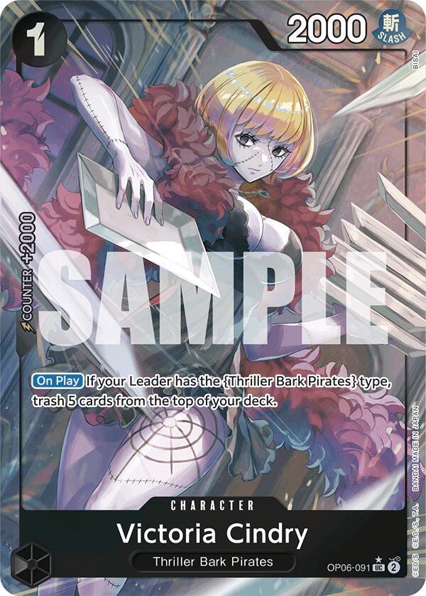 Victoria Cindry (Full Art) UC Premium Booster -The Best- OP06-091 NM