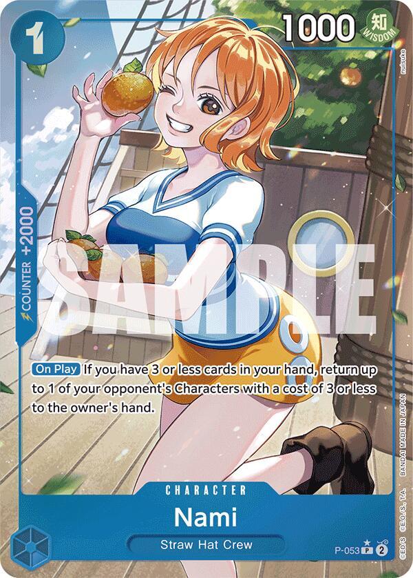 Nami (P-053) (Full Art) PR Premium Booster -The Best- P-053 NM